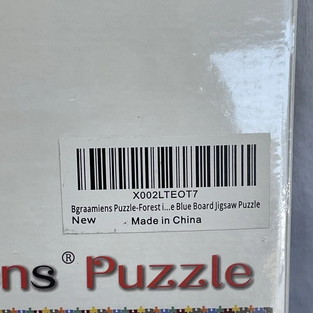 Bgraamiens Brain Games Forest in Black and White 1000 Piece Puzzle NEW SEALED